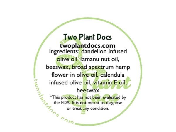 Soothing Smoothing Facial Balm with Tamanu, Dandelion, Hemp, and Calendula - Image 5