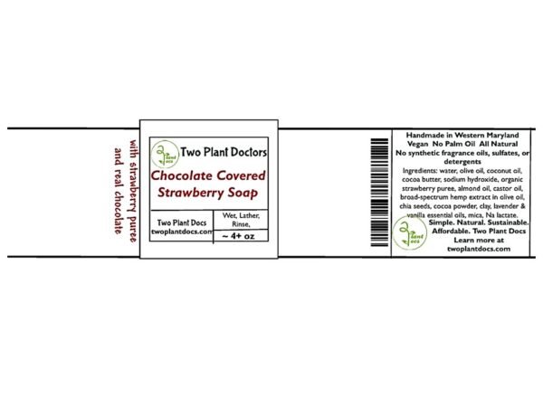 Chocolate Covered Strawberry Soap - Image 2