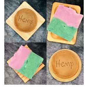 a variety of wooden soap dishes