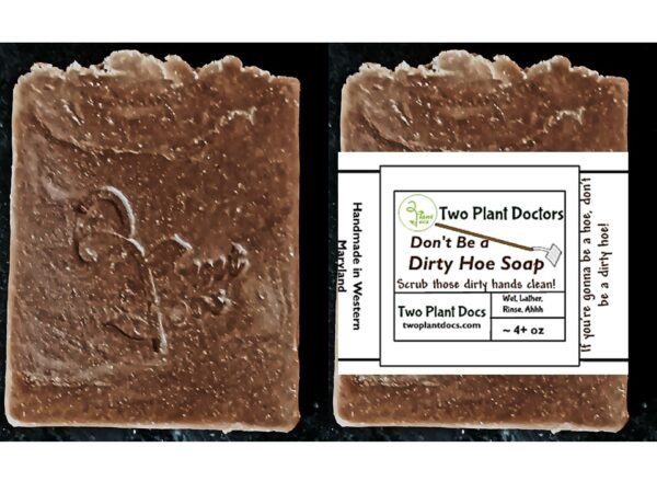 Two brown rectangular soaps