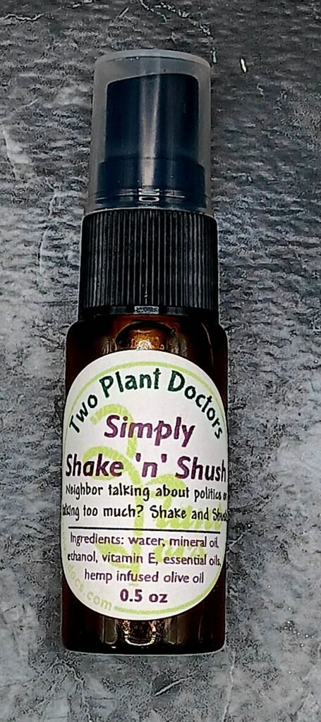 A half ounce brown spray bottle